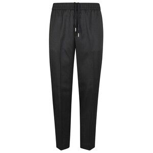 Golden Goose Virgin Wool Twill Trousers With Gold-Tone Logo Detail - NWT